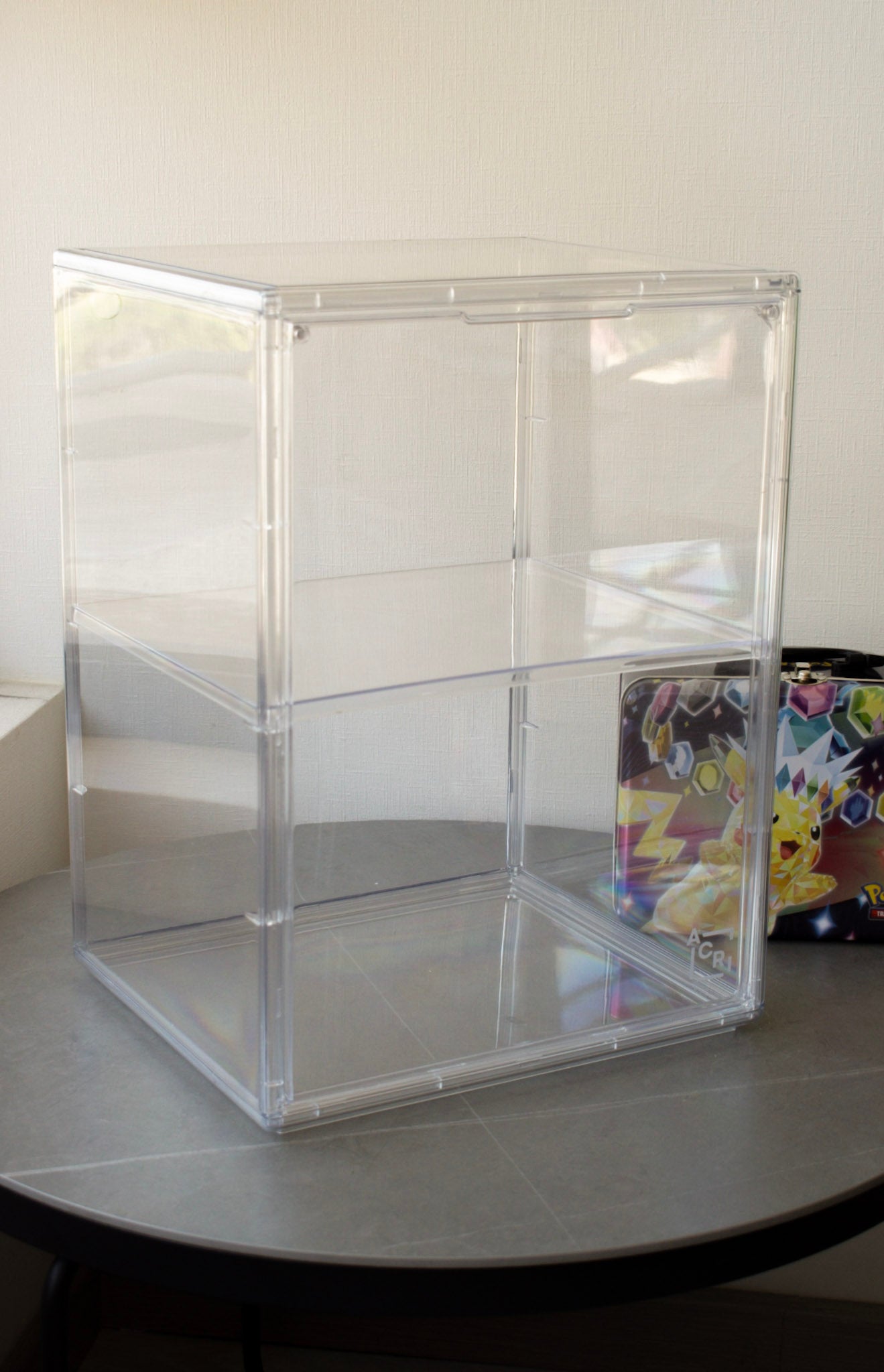 Vitrina Acrílica para Figuras x2 – 1 Piso Removible, Ideal para Funkos y Colecciones