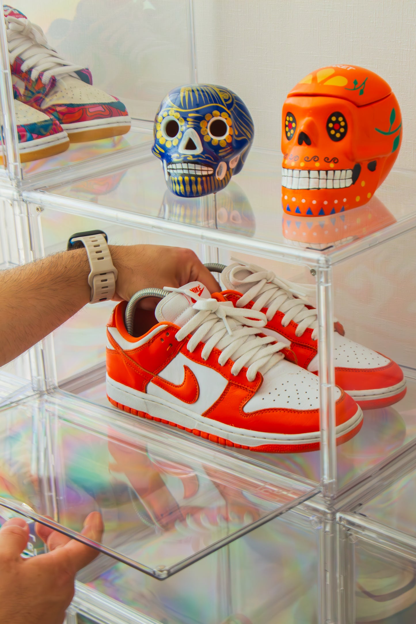 Caja organizadora de zapatos transparente apilable – Para zapatillas y accesorios