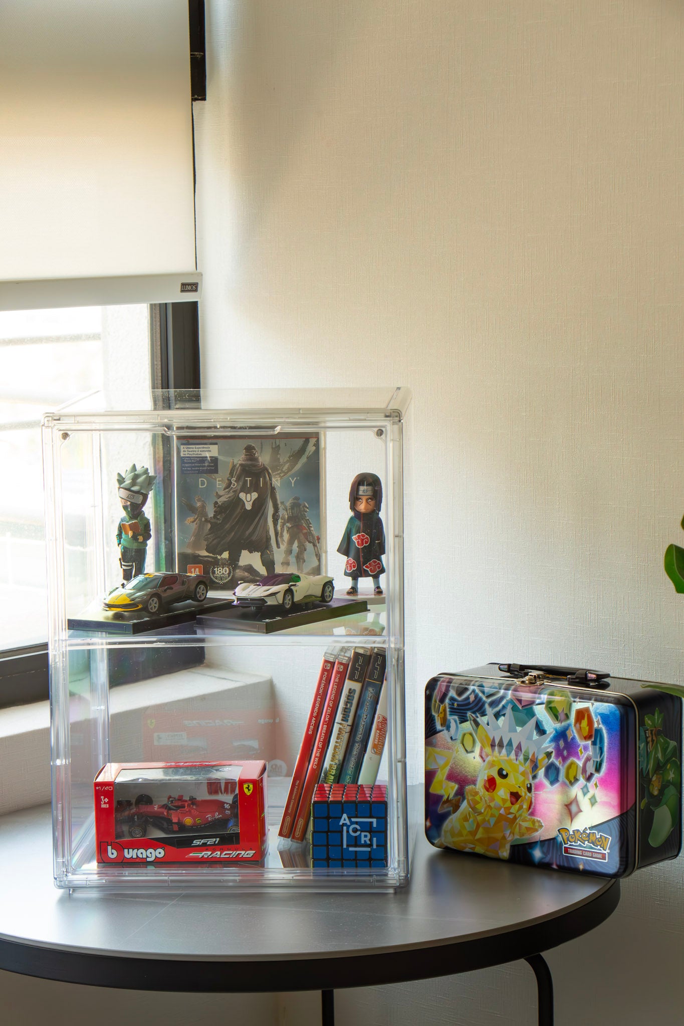 Vitrina Acrílica para Figuras x2 – 1 Piso Removible, Ideal para Funkos y Colecciones