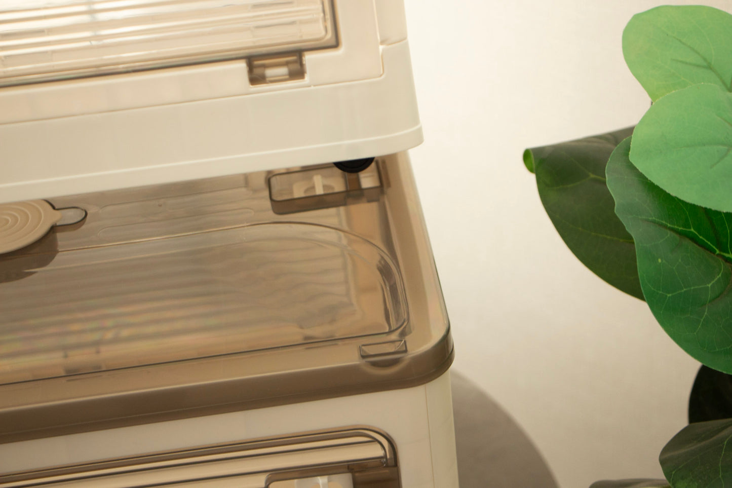 Caja Organizadora Plegable y Apilable con Ruedas – Tamaño S