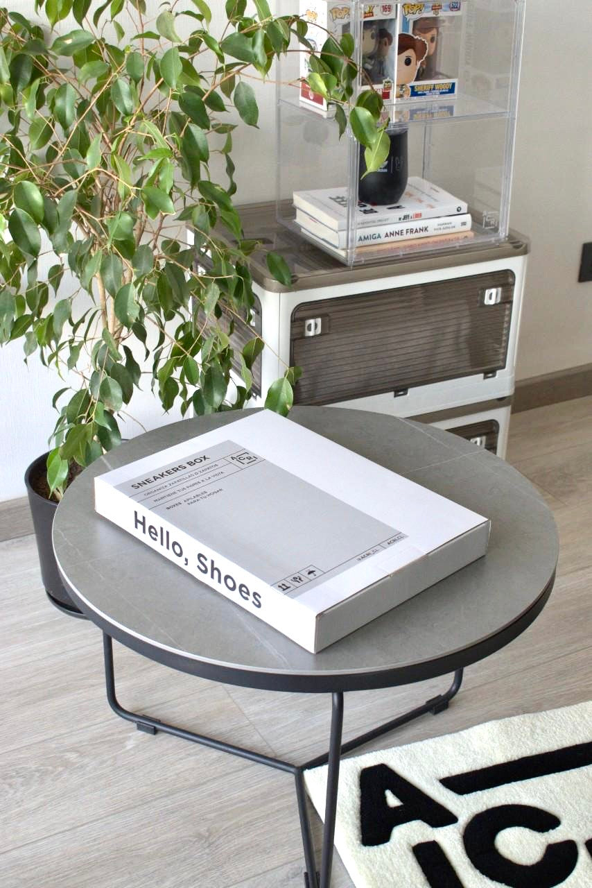 Caja organizadora de zapatos transparente apilable – Para zapatillas y accesorios