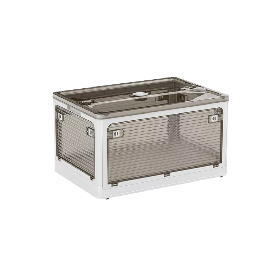 Caja Organizadora Plegable y Apilable con Ruedas