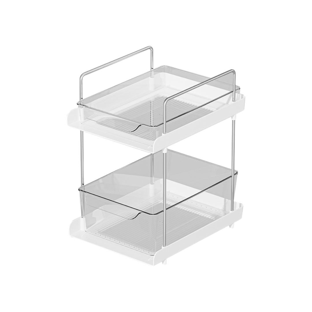 Organizador de Cocina 2 Niveles con Bandejas Deslizables